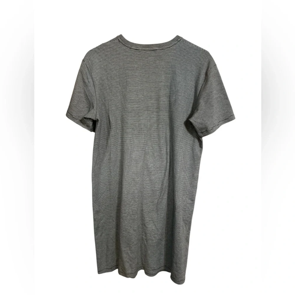 Theory Womens Perfect T-Shirt Dress in Striped Cotton Jersey Size P Small - Picture 5 of 5